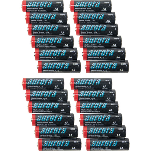 Alkaline Batteries, AA, 1.5 V Les Distributions ICE