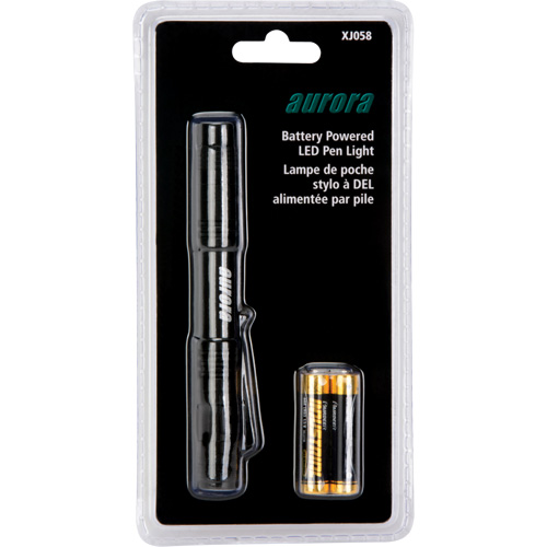 Lampe de poche stylo Cree, DEL, 90 lumens, Corps en Aluminium, piles AAA, Compris Les Distributions ICE