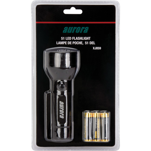 AFL300 Flashlight, LED, 180 Lumens, AA Batteries Les Distributions ICE