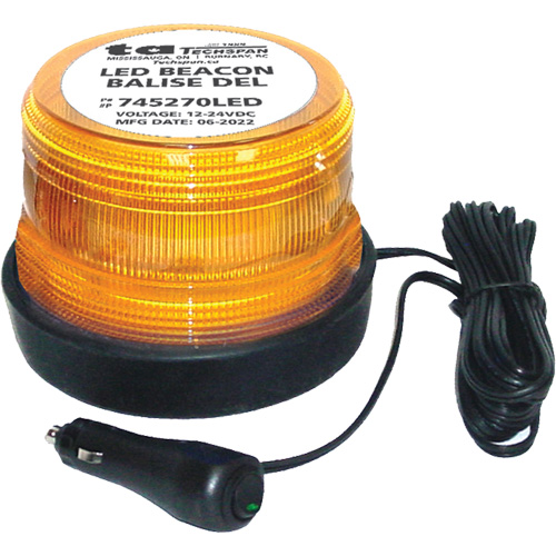 Lampe d'avertissement Junior &agrave; profil bas, Stroboscope, Ambr&eacute;e Les Distributions ICE