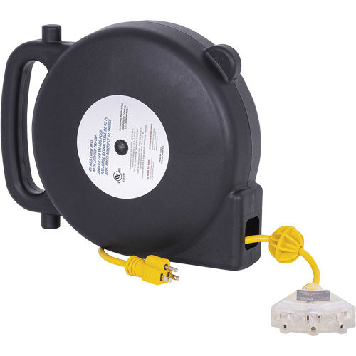 JPCR-1450 D&eacute;vidoir de rallonge en ABS, Int&eacute;rieur/ext&eacute;rieur, SJTW, AWG 14, 13 A, 45' Les Distributions ICE