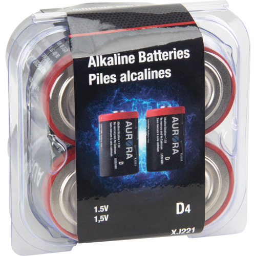 Piles alcalines industrielles, D, 1,5 V Les Distributions ICE