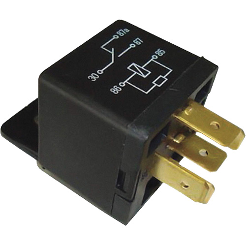 Mini relais unipolaire &agrave; une direction avec r&eacute;sistance, Prise, 40 A, 12 V Les Distributions ICE