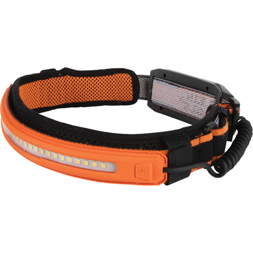 Lampe frontale &agrave; faisceau large avec bandeau, DEL, 575 lumens, 4 hres de fonctionnement, piles Rechargeable Les Distributions ICE