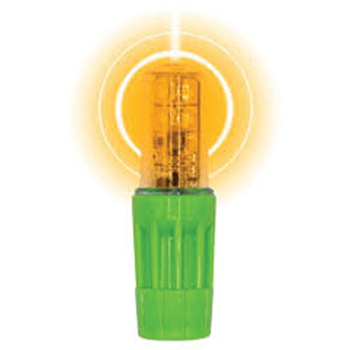 Lampe &agrave; DEL tr&egrave;s lumineuse Rocket II pour les fouets d'avertissement style &agrave; douille 1156, Clignotement, Ambr&eacute;e Les Distributions ICE