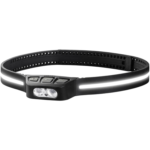 Lampe frontale avec &eacute;clairage sur 360° LHS500R, DEL, 515 lumens, 2,5 hres de fonctionnement, piles Rechargeable Les Distributions ICE