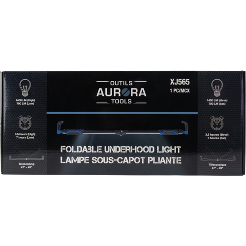 Foldable Underhood Work Light, Hook, Rechargeable, 1400 Lumens Les Distributions ICE