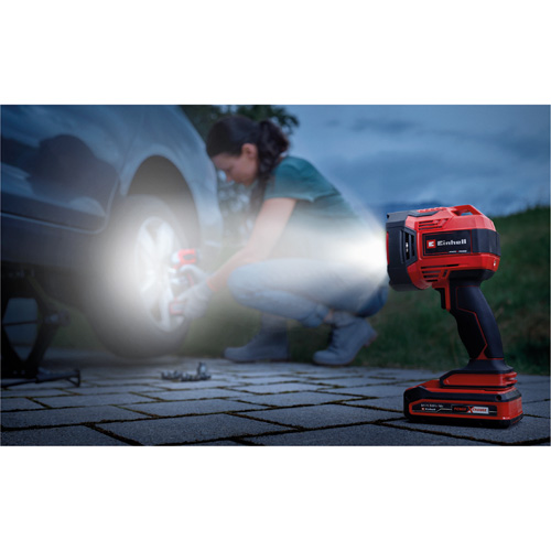 Projecteur &agrave; DEL sans fil 18V (outil seulement), DEL, 2500 Lumens, Piles Rechargeable Les Distributions ICE