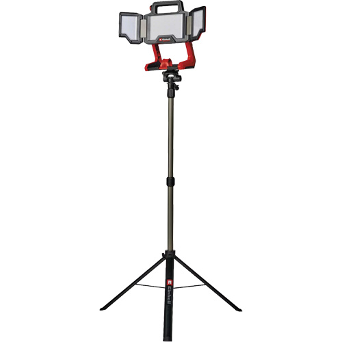Lampe de travail &agrave; DEL professionnelle &agrave; panneaux pliants lumens sans fil 18V sur tr&eacute;pied, DEL, 3600 lumens Les Distributions ICE
