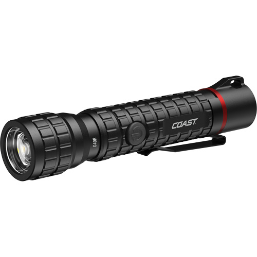 Lampe de poche &eacute;tanche G40R avec mise au point par rotation, DEL, 650 lumens, Piles Rechargeable Les Distributions ICE
