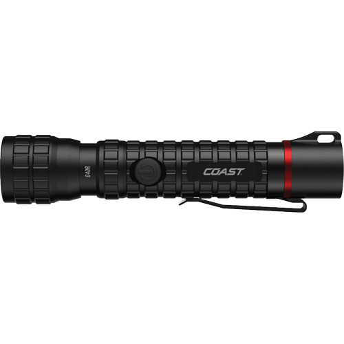 Lampe de poche &eacute;tanche G40R avec mise au point par rotation, DEL, 650 lumens, Piles Rechargeable Les Distributions ICE