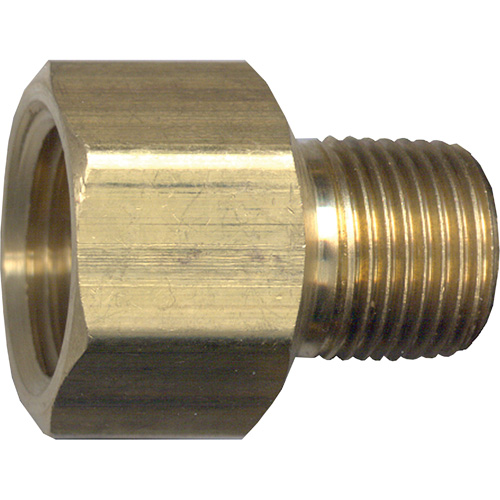 Pipe Adapter, FPT x NPT, 1/4" x 1/8" Dia., Brass Les Distributions ICE