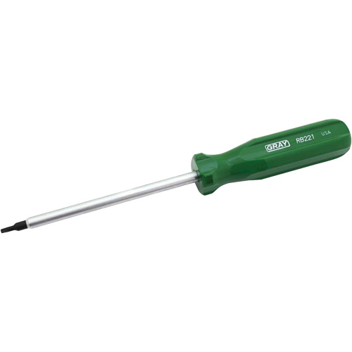 Extra-Long Square Recess Screwdriver, #1 Tip, Round, 10" L, Cushion Grip Handle Les Distributions ICE