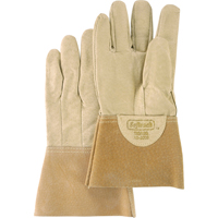 Softouch Welding Gloves, Pigskin Leather, Size Medium Les Distributions ICE