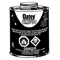 PVC Heavy-Duty Cement, 946 ml, Brush-Top Can, Grey Les Distributions ICE