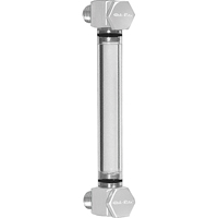 Indicateur de niveau &agrave; liquide en Rond Nylon, Filet&eacute;, 12" lo, 205°F (96,11° C) Les Distributions ICE