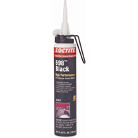 598 High Performance RTV Silicone Gasket Maker, Cartridge, Black Les Distributions ICE