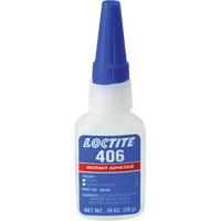 Adh&eacute;sif instantan&eacute; Prism 406, Transparent, Bouteille, 0,7 liq. oz. Les Distributions ICE