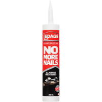 Adh&eacute;sif de construction multi-usages No More Nails Les Distributions ICE