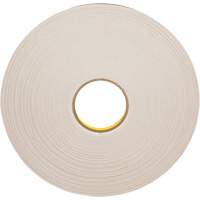 Double-Coated Foam Tape, 66 m (216') L x 12.7 mm (1/2") W, 31 mils, Polyethylene Les Distributions ICE