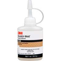 Adh&eacute;sif instantan&eacute; CA4 Scotch-Weld, Transparent, Bouteille, 1 oz Les Distributions ICE