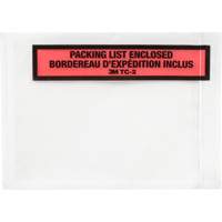 Packing List Envelope, 5-1/2" L x 4-1/2" W, Endloading Style Les Distributions ICE