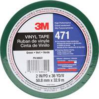 Ruban en vinyle 471, 50,8 mm (2") la x 32,9 m (108') lo, 5,2 mils, Vert Les Distributions ICE