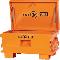 JSB-3219 Boîte de rangement d'outils de chantier pour usage tr&egrave;s intensif, 32-1/8" x 19" x 17-1/2", Acier, Orange Les Distributions ICE