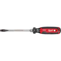Slotted Screwdriver, 5/16" Tip, Round, 279 mm L, Cushion Grip Handle Les Distributions ICE