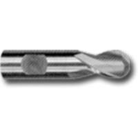 Weldon Shank Ball End Slot Drill Bit, 9/16" Dia., 2-7/8" L, 5/8" Shank, High Speed Cobalt Les Distributions ICE