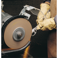 Scotch-Brite Cut & Polish Wheels, 6" Dia. x 1" W, 1" Arbor, Aluminum Oxide Les Distributions ICE