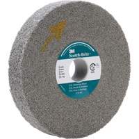Meule d'&eacute;barbage EXL Scotch-Brite, 8" x 1", Arbre de 3" Les Distributions ICE