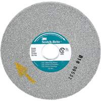 Meule d'&eacute;barbage EXL Scotch-Brite, 6" x 1/2", Arbre de 1", Carbure de silicium Les Distributions ICE