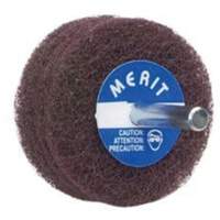 Abrasotex Non-Woven Disc Wheel, 3" Dia. x 1" W, 1/4" Arbor, Aluminum Oxide Les Distributions ICE