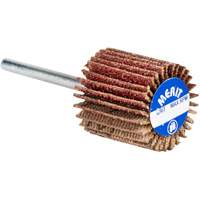 High Performance Micro-Mini Flap Wheel, Aluminum Oxide, 60 Grit, 3/4" x 3/4" x 1/8" Les Distributions ICE
