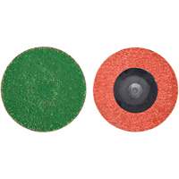 Zirc Plus Quick-Change Cloth Disc, 2" Dia., 40 Grit, Zirconia Alumina Les Distributions ICE