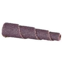 ALO Spiral Cartridge Roll, 100 Grit, 5/8" Dia., Aluminum Oxide, 1-1/2" L, 1/8" Arbor Les Distributions ICE