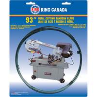 General Purpose Band Saw Blade, Bi-Metal, 93" L x 3/4" W x 0.032" Thick, 6-10 TPI Les Distributions ICE