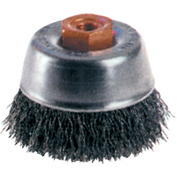 Crimped Wire Cup Brushes - High Speed Small Grinder Les Distributions ICE