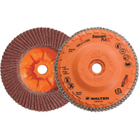 Enduro-Flex Flap Disc, 4-1/2" x 5/8"-11, Type 27, 40 Grit, Zirconia Alumina Les Distributions ICE