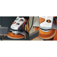 Enduro-Flex Flap Disc, 4-1/2" x 5/8"-11, Type 27, 40 Grit, Zirconia Alumina Les Distributions ICE
