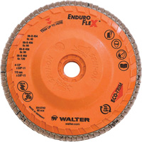 Disque &agrave; lamelles Enduro-Flex, 4-1/2" x 5/8"-11, Type 27, Grain 80, Alumine de zirconium Les Distributions ICE