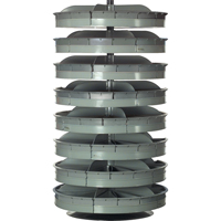 Rotabin&reg; Storage Units, 500 lbs. Capacity per Level, 8 Level, 66" H x 34" Dia. Les Distributions ICE