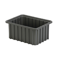 Divider Box, Polyethylene, 9.8" W x 7.3" D x 5" H, Grey Les Distributions ICE