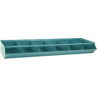 Bacs sectionnels superposables, Cap. 100 lb, 37" la x 12" p x 4-1/2" h, Bleu Les Distributions ICE