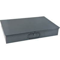 Compartment Steel Scoop Boxes , 18.34" W x 12.16" D x 3.16" H, 6 Horizontal Compartments Les Distributions ICE