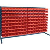 Rayonnage &agrave; persienne avec bacs, 144 bacs, 72" la x 15" p x 40" h Les Distributions ICE