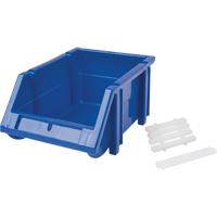 Stack & Hang Bin, 4-13/16" W x 3-3/16" H x 7-1/8" D, Blue Les Distributions ICE