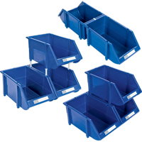 Bac empilable & &agrave; suspendre, 11-13/16" la, 7" h x 17-11/16" p, Bleu Les Distributions ICE