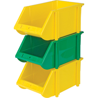 Bac empilable & &agrave; suspendre, 5-7/8" la, 4-11/16" h x 9-13/16" p, Jaune Les Distributions ICE